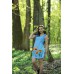 Embroidered dress "Poppies Mini" grey